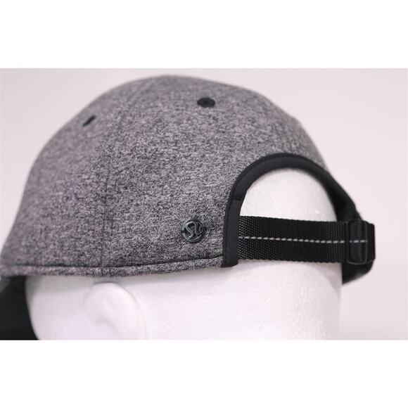 Lululemon Unisex Heather Gray Knit Adjustable Wicking Baseball Hat Cap - Picture 4 of 7